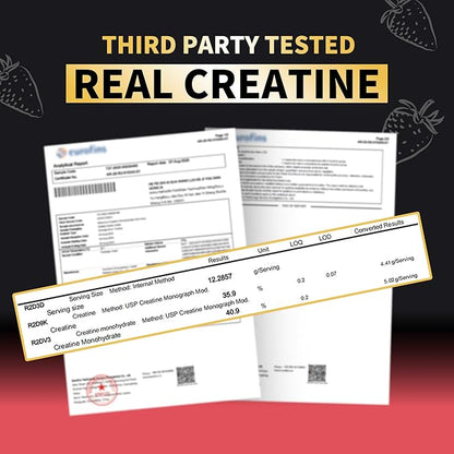 NSF Certified Creatine Gummy - Creatine Monohydrate Gummies for Men & Women, Creatine Monohydrate for Muscle Strength, Muscle Builder, Energy Boost, Pre-Workout Supplement(120 Count)-Watermelon Flavor