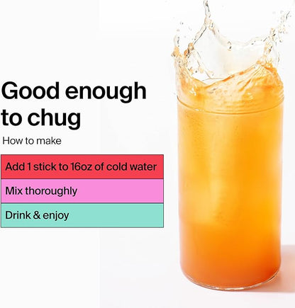 Calm Drink Mix - Relaxation Aid with Magnesium, Ashwagandha, L-Theanine, & Vitamin D - Supports Cortisol Regulation and Mood for Men & Women - Watermelon Lemonade Flavor 14 Sticks