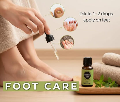 Earth N Pure Oregano Essential Oil Undiluted, Natural and Therapeutic Grade with Glass Dropper - 30 ML