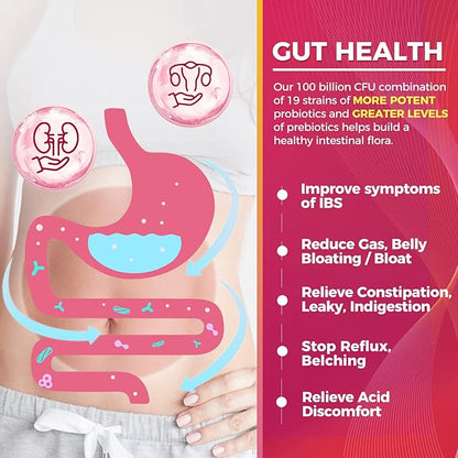 ZEBORA Probiotics-for-Women 100-Billion-CFUs with Prebiotics, D-Mannose & Cranberry for Digestive, Immune, Feminine UT Health Support, Ultimate Probiotic Women's Care, Soy & Gluten Free, 45 Packets