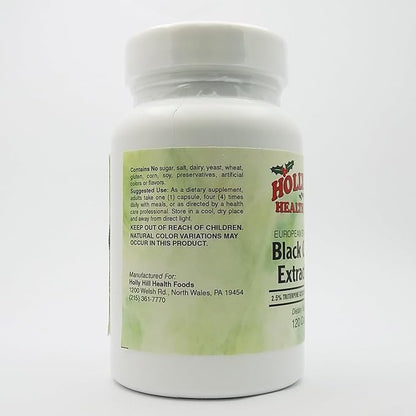 Holly Hill Health Foods, European Standardized Black Cohosh Extract Plus, 120 Capsules