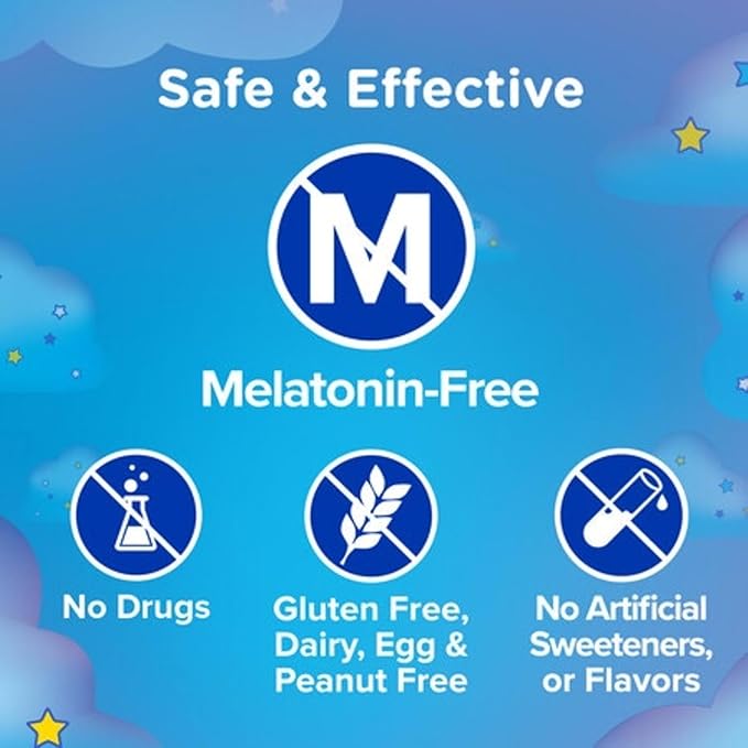 Zarbee's Gentle Bedtime Gummies for Kids - Melatonin-Free Blend of Natural Honey, Raspberry Lemon, and Chamomile Helps Children Unwind and Relax to Prepare for Sleep, 30ct