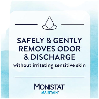 Monistat Feminine Wipes, 12 Ct, Pack of 2 | With Boric Acid | Fragrance Free