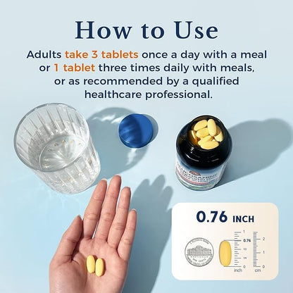 Vitalitown Glucosamine Chondroitin MSM | Collagen, Boswellia, Turmeric, Hyaluronic Acid, Bromelain | Triple Action+ Formula | 12 Ingredients | 240 Tablets, No Shellfish