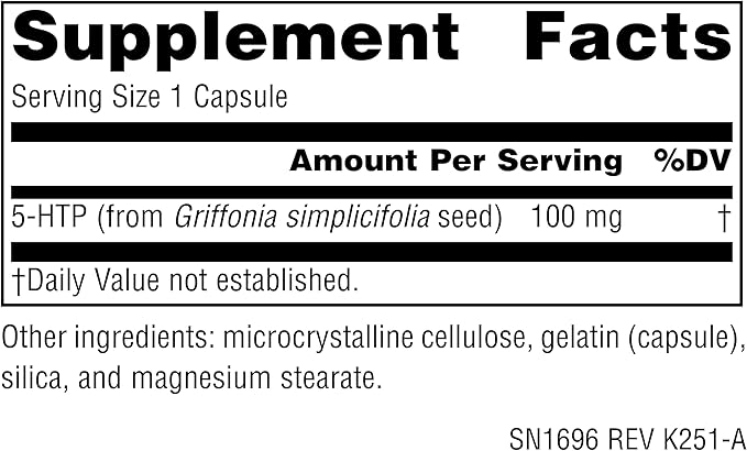 Source Naturals Serene Science 5-HTP, Balanced Mood* - 100 mg - 120 Capsules