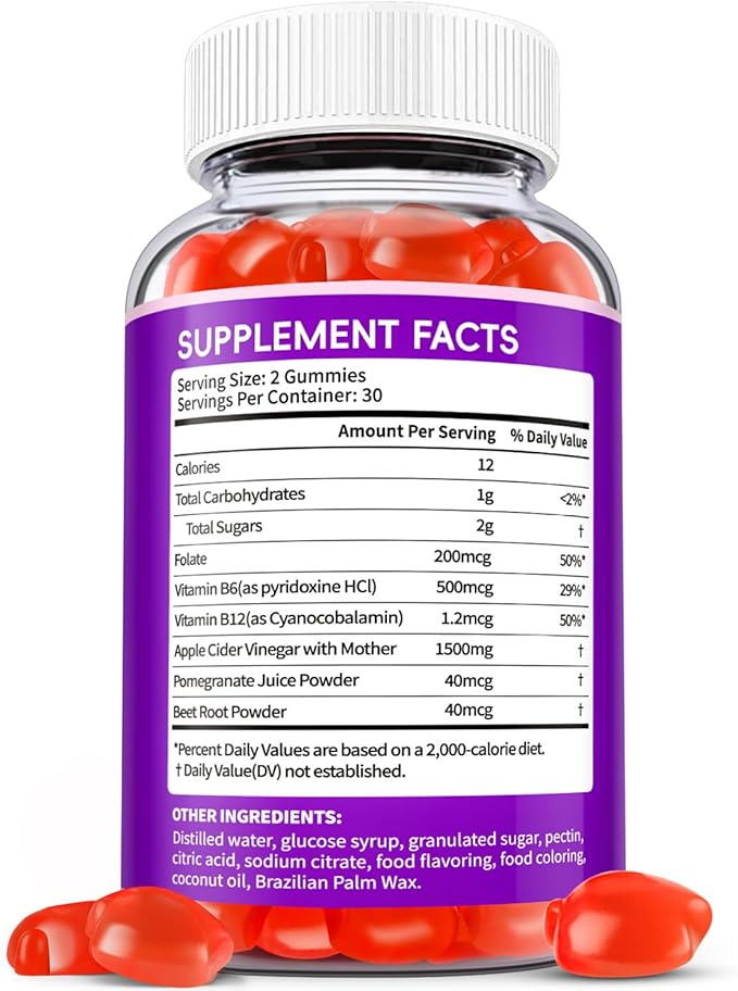 Keto Acv Gummies,Organic Apple Cider Vinegar Gummies,Keto Gummies,Gut Health for Women,Probiotics for Digestive Health,Metabolism,GMO Free & Vegan - 120 Count