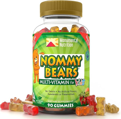 Kids Multivitamin Gummies – 11 Essential Kids Vitamins for Ages 2+, Gelatin-Free, Vegan, Halal, Gluten & Dairy Free, Natural Flavors, 45 Days Supply - 90 Count
