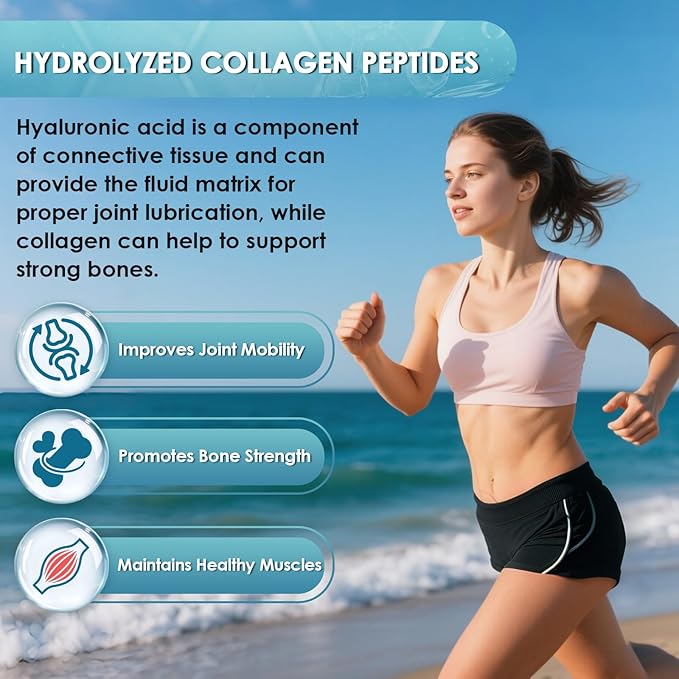 NATURE TARGET Marine Collagen Powder for Women - Multi Collagen Peptides with Hyaluronic Acid & Vitamin C for Hair, Skin, Nails & Joints - Wild-Caught Fish & Grass-Fed Bovine, 50 Servings