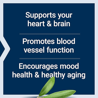 Life Extension Super Omega-3 EPA/DHA Fish Oil, Sesame Lignans & Olive Extract – Heart Health, Brain Health, Inflammation Health Support, Gluten-Free, Enteric-Coated, Non-GMO, 120 Softgels
