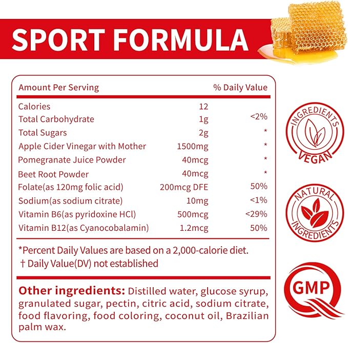 Keto ACV Gummies - 60 Count Gluten-Free, Gelatin-Free Apple Cider Vinegar Gummies with B12 for Keto Support, Vegetarian, Unique Flavor, Convenient Bottled Supplement for Men & Women