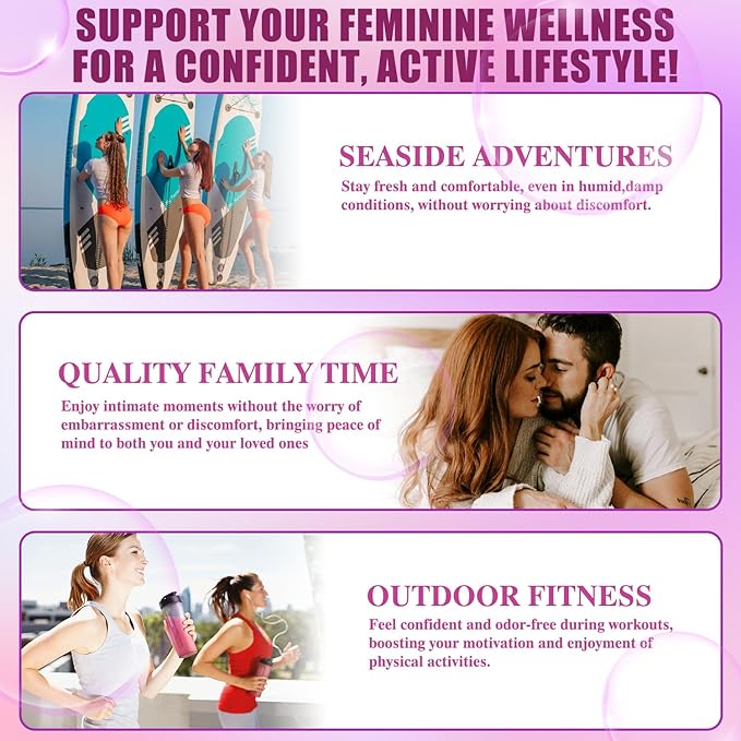 Her Juicy Feminine Probiotics Gummies for Women | Pineapple Flavor | Supports pH Balance, Gut Health & Immune System | with Slippery Elm, Prebiotics & Lactobacillus Blend | 60 Gummies (1pc)