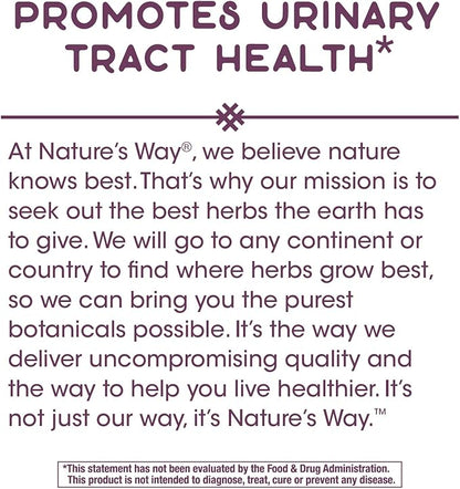 Nature's Way Premium Blend Urinary with Cranberry, 1,260 mg per Serving, 100 Caps (Pack of 2)