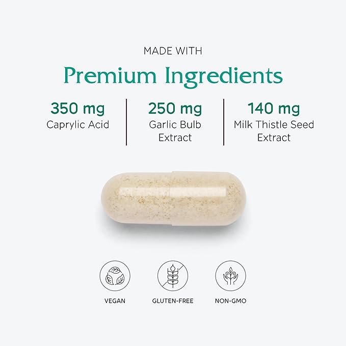 Vitanica Candidastat, Balanced Support, Vegan, 60 Capsules
