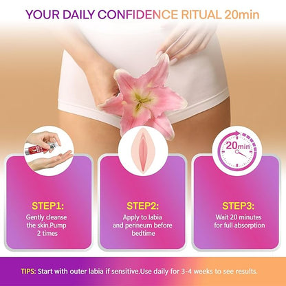 Bioidentical Estriol Cream for Women Menopause Relief - Intimate Vaginal Moisturizing Peach Cream for Women - for Vaginal Dryness & Vulva Itch – 50g / 1.76 oz