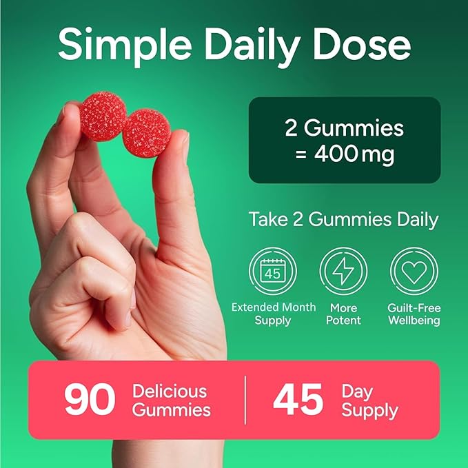 Purify Life Sugar-Free Berberine Gummies - with Ceylon Cinnamon, Milk Thistle & Apple Cider Vinegar - No More Capsules or Pills