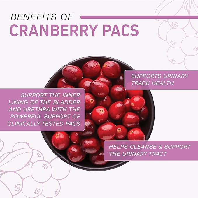 Herbtonics Fast Acting Urinary Tract Cleanse Treatment | Formula UTI with 36 mg PAC | Medical-Grade Cranberry Supplement for Urinary Tract Support (60 Count (Pack of 2))