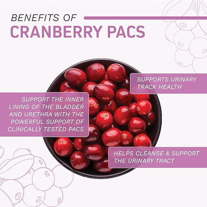 Herbtonics Fast Acting Urinary Tract Cleanse Treatment | Formula UTI with 36 mg PAC | Medical-Grade Cranberry Supplement for Urinary Tract Support (60 Count (Pack of 2))