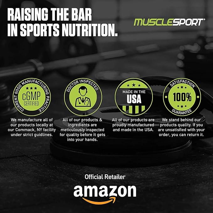 MuscleSport Lean Whey Revolution™, Whey Protein Isolate with Hydrolyzed Whey - Low Calorie, Low Carb, Low Fat, Incredible Flavors - 25g protein per scoop (2LB, Chocolate Dipped Strawberry)