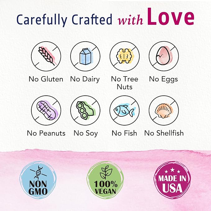 Bonawell Probiotics for Women 100B, with Prebiotics, Digestive Enzymes, Organic Cranberry, Shelf-Stable, 30 Veggie Caps