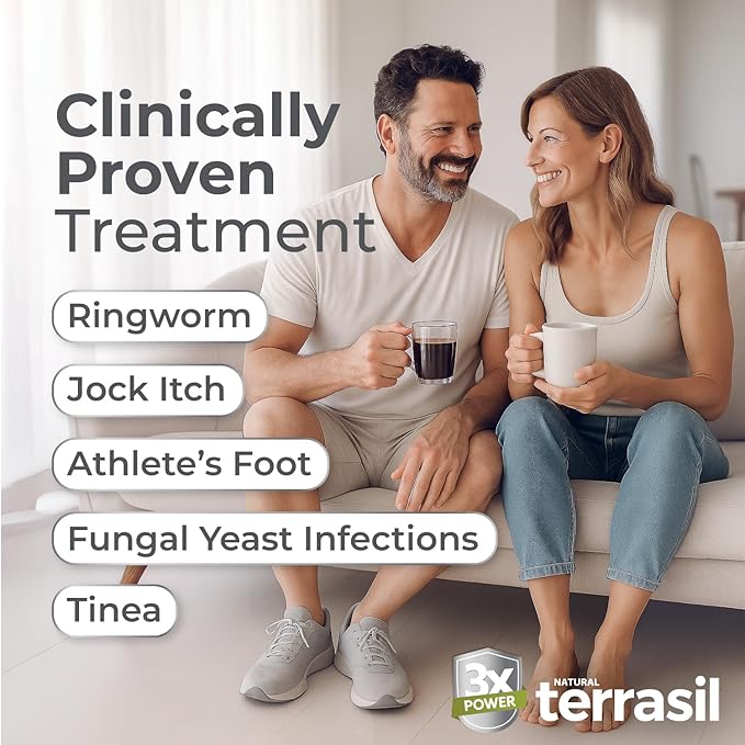 terrasil Clotrimazole Antifungal Cream, Relief for Fungal Yeast Infections, Jock Itch, Athletes Foot, Ringworm for Men & Women, Clinically Proven Treatment of Skin Fungus. FSA-HSA Eligible (1oz)