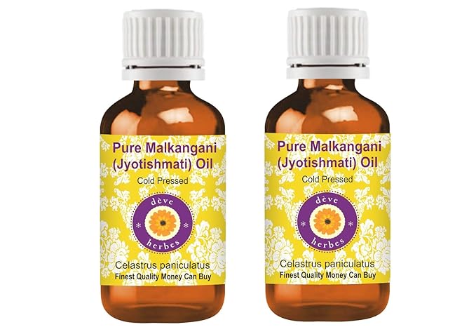 Deve Herbes Pure Jyotishmati Oil 100ml X 2 (6.76 oz)