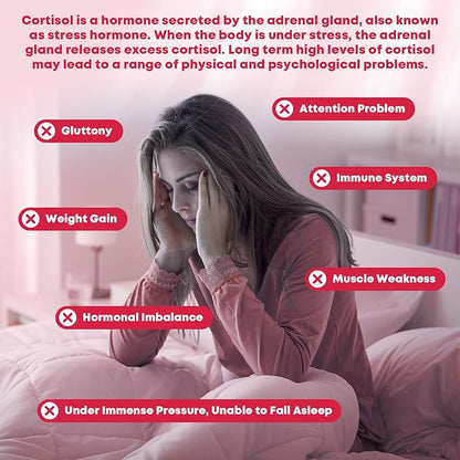 GONGOTA Cortisol Supplements for Women, Cortisol Detox Hormone Balance with Magnesium, Ashwagandha, L-theanine, Phosphatidylserine for cortisol Reducer, Calm, Mood Support - 1 Fl Oz (2 Pack)