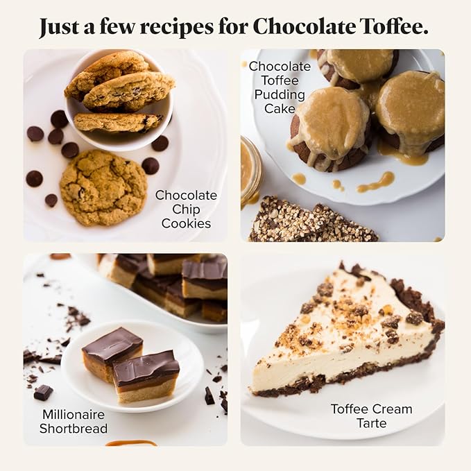 Keto Chow Chocolate Toffee - Keto Meal Replacement Shake Powder - Nutritionally Complete - Low Carb - Delicious Easy Meal Substitute - Protein Rich You Choose The Fat - Single Meal Sample