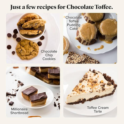 Keto Chow Chocolate Toffee - Keto Meal Replacement Shake Powder - Nutritionally Complete - Low Carb - Delicious Easy Meal Substitute - Protein Rich You Choose The Fat - Single Meal Sample