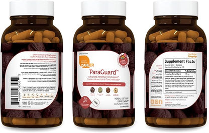 Zahler - ParaGuard Capsules - Gut Health Supplement - Formula has Wormwood, Garlic Bulb, Pumpkin Seed, Clove & More - Natural Support for Humans - Certified Kosher 30 Count