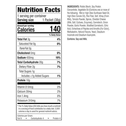 WonderSlim Protein Snack Chips, Pizza, Low Fat & Gluten Free (10ct)