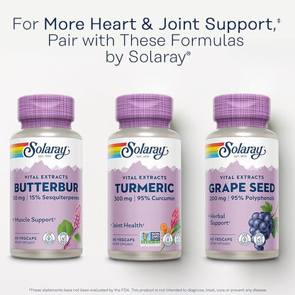 SOLARAY Turmeric Supplement 300 mg - Turmeric Root Extract with 95% Curcumin - Joint Support Supplement for Joint Health and Comfort - Non-GMO, Vegan, Gluten Free, 60-Day Guarantee, 60 Servings