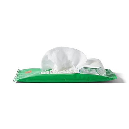 Medline Readycleanse Meatal and Perineal Cleansing Cloth, Fragrance Free, Hypoallergenic, 8" x 8", 5 Count (Pack of 5)