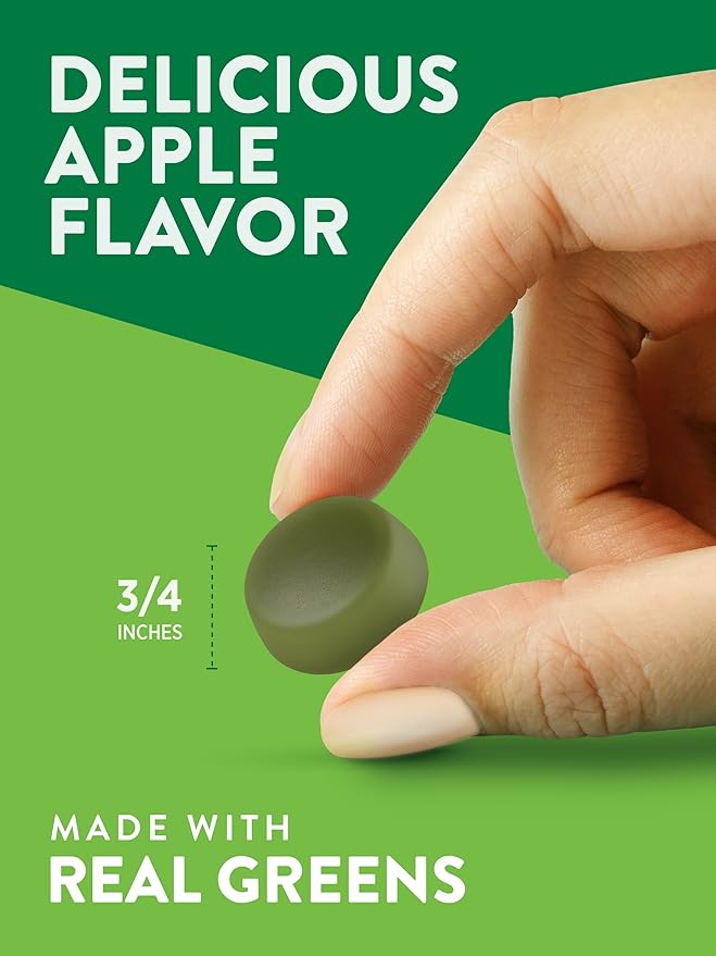 Nature's Truth Super Greens Gummies | 60 Count | Vegan, Non-GMO & Gluten Free | Made with Real Greens | Apple Flavor