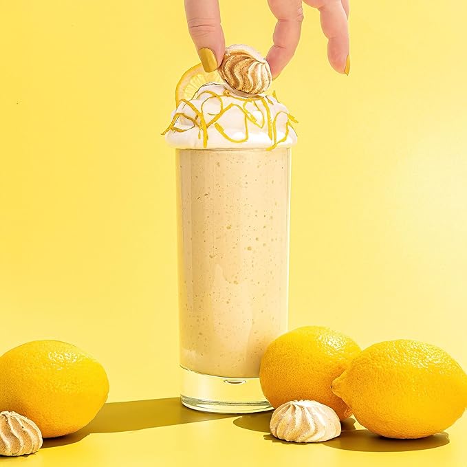 Keto Chow Lemon Meringue - Keto Meal Replacement Shake Powder - Nutritionally Complete - Low Carb - Delicious Easy Meal Substitute - Protein Rich You Choose The Fat - Single Meal Sample