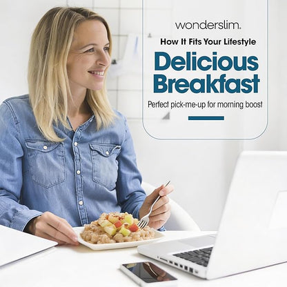 Wonderslim Instant Protein Oatmeal, Apple & Cinnamon, Gluten Free, Low Carb (7ct)