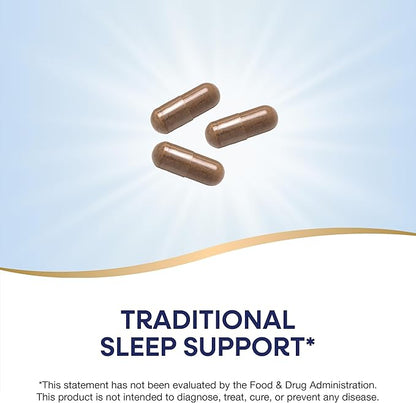 Nature's Way Valerian Root, Traditional Sleep Support*, Non-GMO Project Verified, Gluten Free, Vegan, 100 Capsules (Packaging May Vary) - 2 Pack