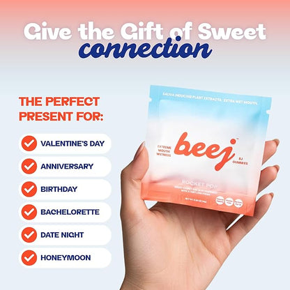 BEEJ Gummies for Couples - Natural Intimacy Gummy Candy - Romantic Gift for Birthday, Honeymoon, Anniversary, Valentines Day - No Artificial Flavors - Made in USA - 3 Pack, Rocket Pop