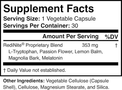 Natural Sleep Aid Supplement - Non-GMO, Vegan