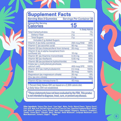 FIRST DAY Multivitamin for Women - Daily Womens Multivitamin Gummies - Vitamin A C D E B12, Magnesium, Zinc, Biotin – Vegan, Gluten Free Womens Vitamins - Hair Growth, Skin, Energy – 60 Day Supply