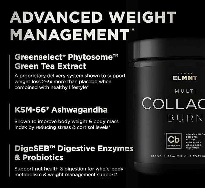 Super Collagen Powder for Women Weight Loss + Beauty w. Probiotics, Hyaluronic Acid, ACV, KSM-66, Biotin - Premium Multi Collagen Peptides Protein Supplement Colageno for Women (Unflavored)