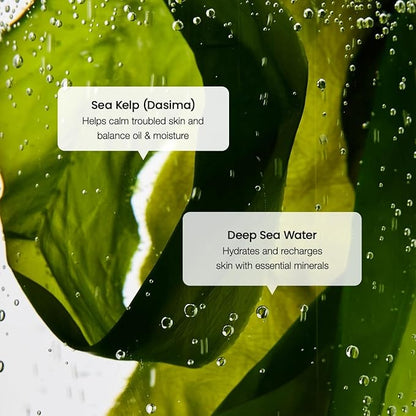 BIODANCE Refreshing Sea Kelp Serum, Oil & Sebum Control, Soothing, Calming Serum for Oily & Combination, Sensitive Skin, Korean Skin Care | 1.01 fl.oz x 1 ea