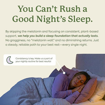 Plant People WonderSleep Mushroom Gummies Supplement for Sleep, No Melatonin with Reishi Super Mushrooms, Wild Elderberry Flavor, Sugar-Free (60 Count)