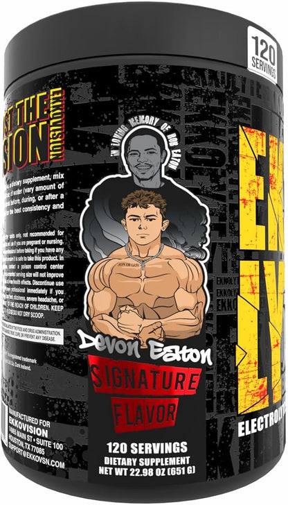 Ekkovision Ekkolyte Electrolytes & Minerals Powder, 50 MG Vitamin C & 155 MG Magnesium for Hydration Support, Electrolytes for Women & Men, Strawberry Banana Flavored Electrolyte Mix, 120 Servings