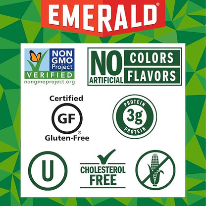 Emerald Nuts, Salt & Pepper Cashews, 100 Calorie Packs, 7 Count, 4.34 Oz (Pack of 4)