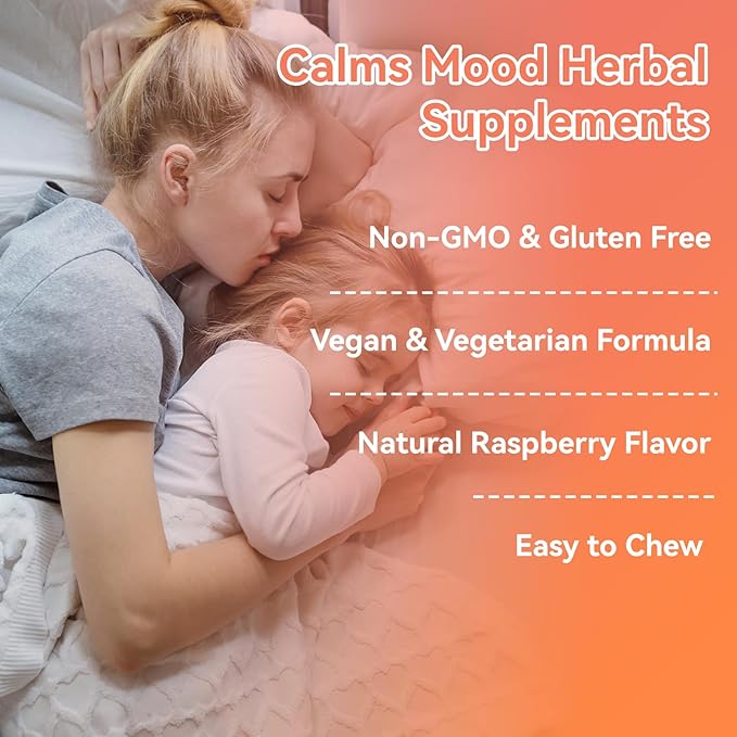 Ashwagandha Gummies 3000mg for Stress Relief, Calm & Relaxation Support with Magnesium & Vitamin D, Vegan, Gluten-Free, Natural Raspberry Flavor, 60 Count
