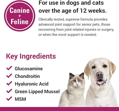 Vet Classics ArthriEASE-Gold Advanced Joint Support for Dogs, Cats, – Supports Pet Flexibility, Discomfort – Helps Improve Dog Joint Movement, Cat Cartilage Health - Includes Antioxidants – 120 Ct.