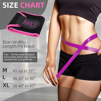 Lisacool Waist Trainer for Women,Waist Sweat Band for Women,Belt for Weight Loss, Belly Band,Stomach Wrap Lumbar Support