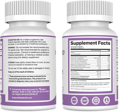 13-in-1 Myo Inositol & D-Chiro Inositol for Women,2460mg-40:1 Ratio Supplement Plus Alpha Lipoic Acid/Folate/Vitex/Magnesium,240 Vegan Capsules