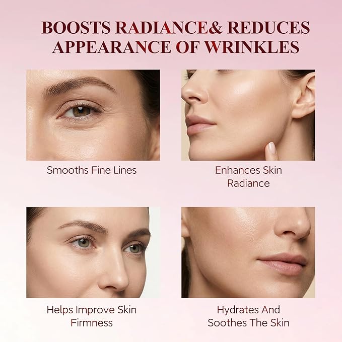 HKH Peptide Serum Capsules for Face: 48 Caps Anti-Aging & Firming Skin with Astaxanthin and Niacinamide - Antioxidant Serum for Smoothing Fine Lines - Even Tone for 30+ Women - Travel-Friendly
