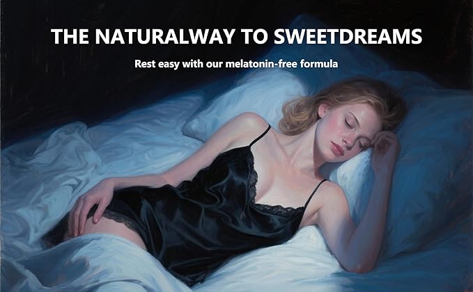 Natural Sleep Aid Gummies - Melatonin Free Supplement - Sleep+ Gummies for Adults - Promote Deep Restful Sleep Naturally Relaxing-60count（2pcs